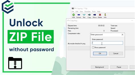 unlock zip password